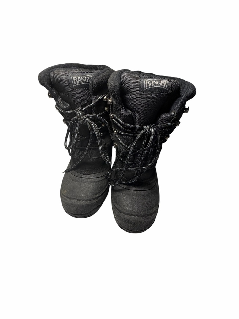 Ranger Women's Black Insulated Lace-Up Winter Boots Sz 9